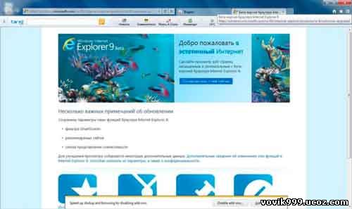 Internet Explorer 9.0.7930.16406 Beta Rus