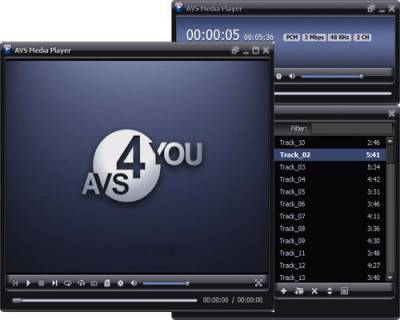 AVS Media Player & Converter 4.1.8.93 Ru-En
